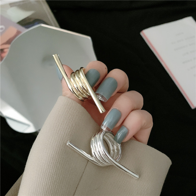 Wholesale Fashion Metal Wire Winding Ring display picture 6