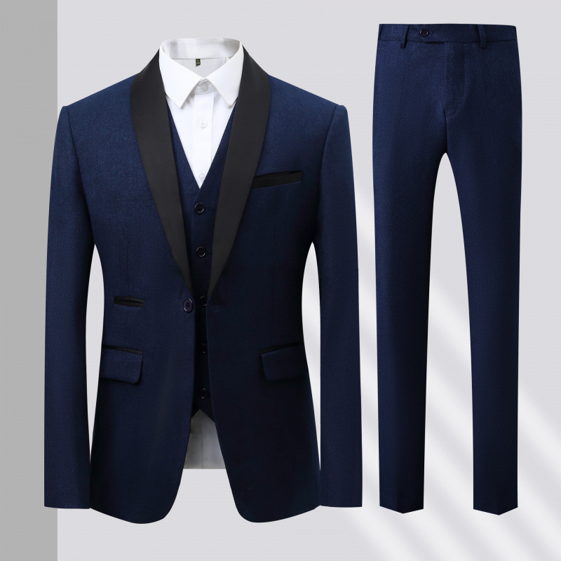24 Autumn New Foreign Trade Men's Business Casual Woolen Suit Set Men's Wedding Groom's Formal Suit Men's Suit 24 Autumn New Foreign Trade Men's Business Casual Woolen Suit Set Men's Wedding Groom's Formal Suit Men's Suit