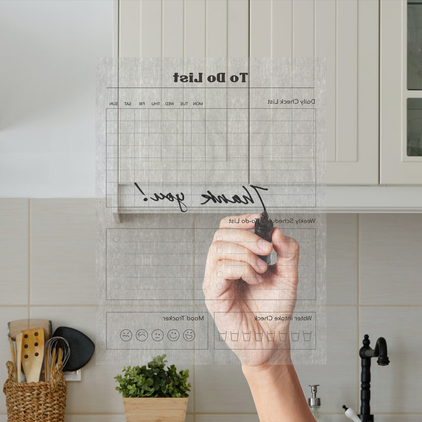 Transparent Writable Planner Set Image 1