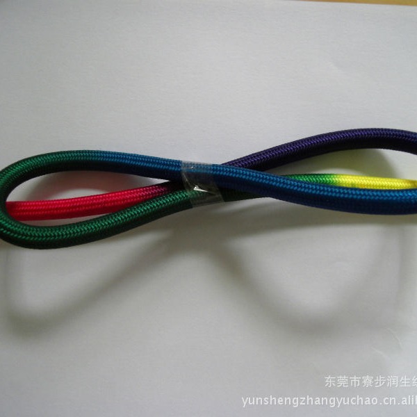 润生各款七彩尼龙\棉绳\段染\吊染绳