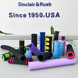 Custom Foam Handle Rubber Plastic Foam Tube Multi-Ring Threaded Grip Cover Anti-Collision Sponge Protective Door Handle Cover Anti-Slip Round Tube