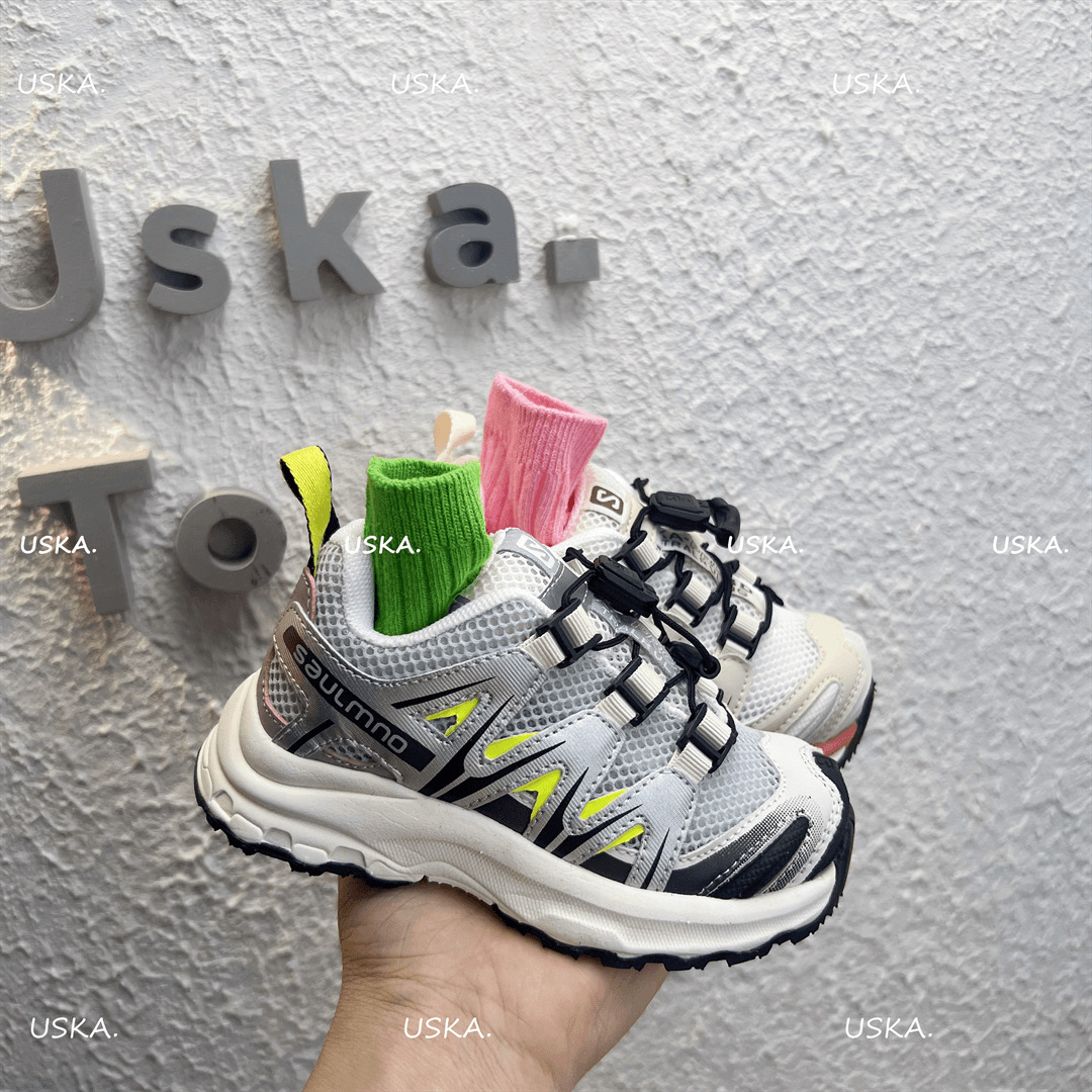Salo Lemon Spring and Summer Single Mesh Children's sneaker Boys' Soft Sole Outdoor Mountaineering Shoes Girls' Mesh Breathable Running Shoes
