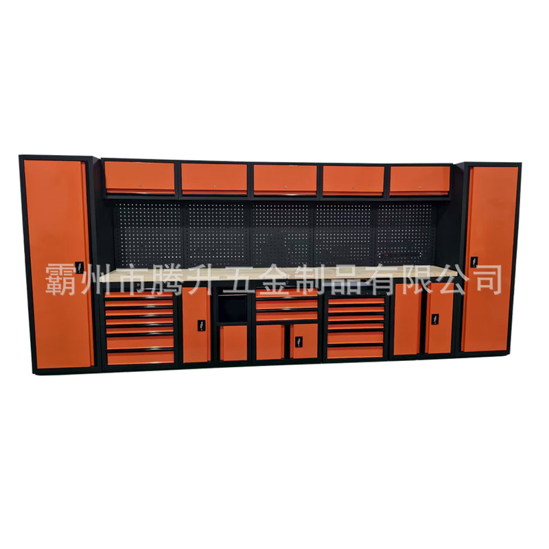 Car Combination Tool Cabinet, 4S Shop Mobile Tool Cart, Drawer-Type Heavy-Duty Workbench, Multi-Functional Maintenance Workstation