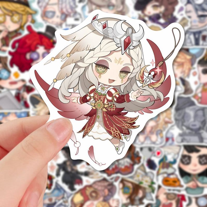 128 Q バージョン第五人格ステッカーライン簡単な描画パーソナライズされたステッカー装飾 diy 手元帳防水高精細|undefined