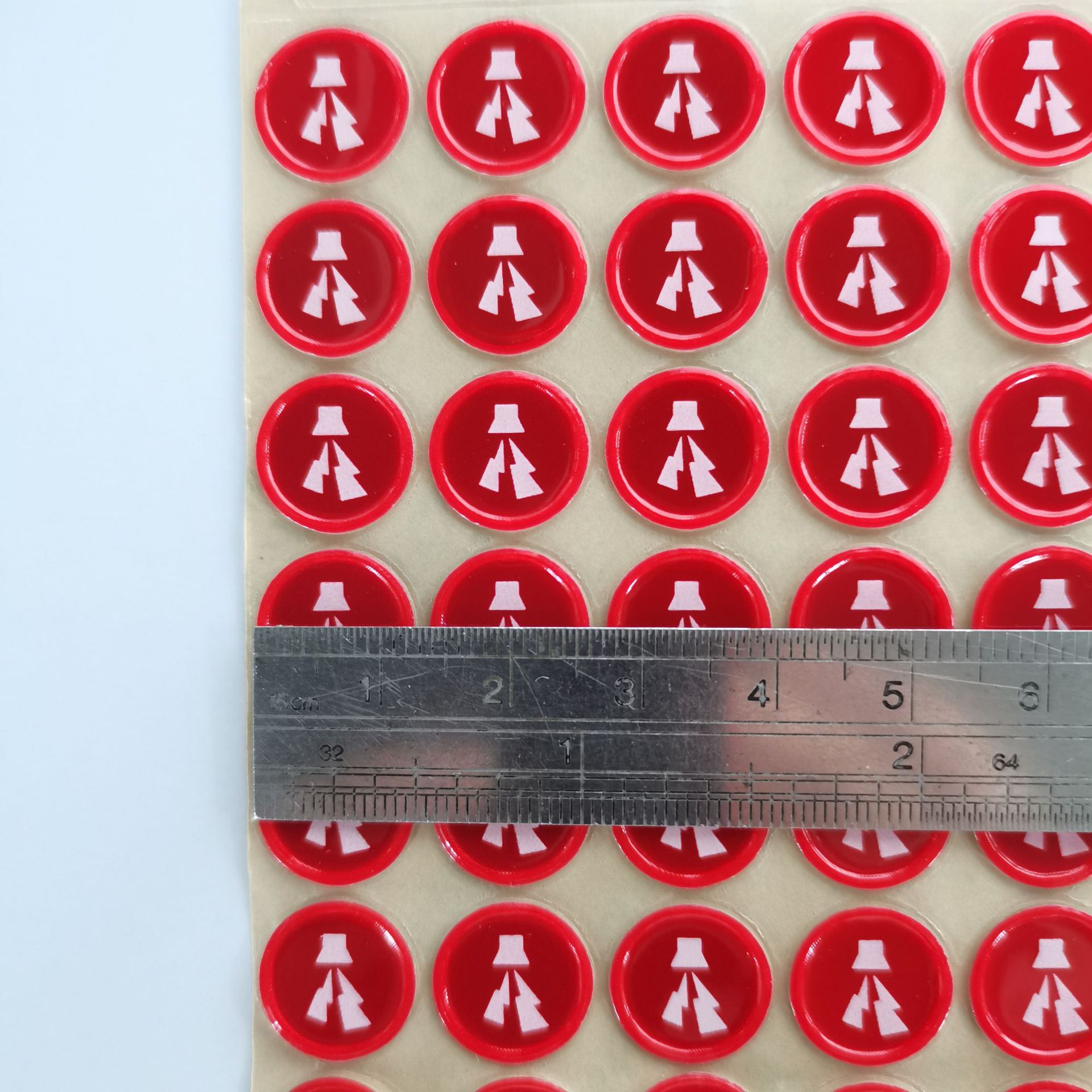 工厂粘性强反光圆形贴纸不易掉圆点标签贴纸 警示灯反光贴纸