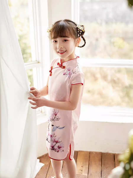 Summer cute cheongsam girl's