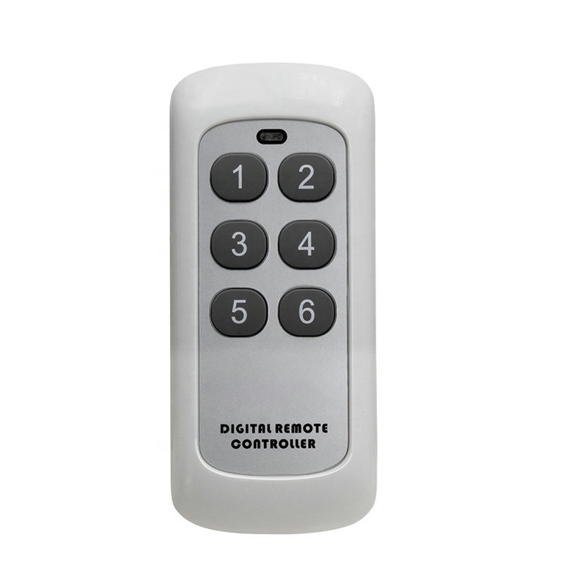 6键 遥控器 433mhz学习码用于电器照明风扇灯 门禁智能锁遥控开关