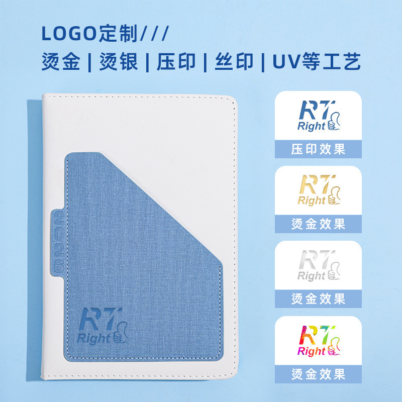 Calendario en color puede imprimir logotipo personalizado calendario manual simple cuaderno de diario cuaderno de notas a5