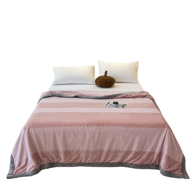 Invierno de peluche grueso mantas de oficina siesta pequeña manta mantas sofá mantas cama de coral peluche leche peluche