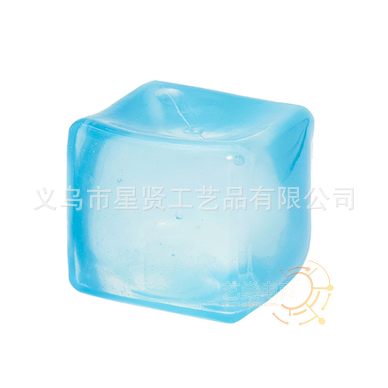 Square pinch solid color 5.5cm-blue / Colorful Box Packaging