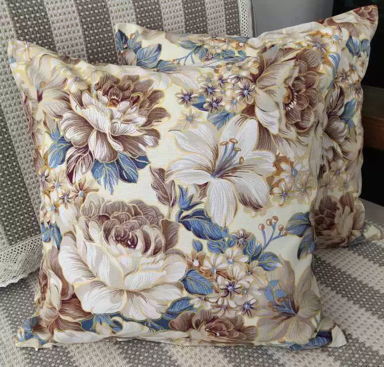 Cotton pillow, pillowcase, square sofa for bed, increased thickness