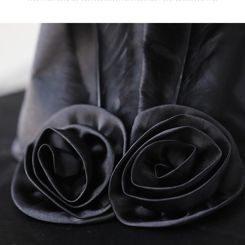 Sombreros de bruja de Halloween para niños, vestido de baile para adultos, sombreros de bruja de malla de rosas, suministros de fiesta, sombreros de bruja