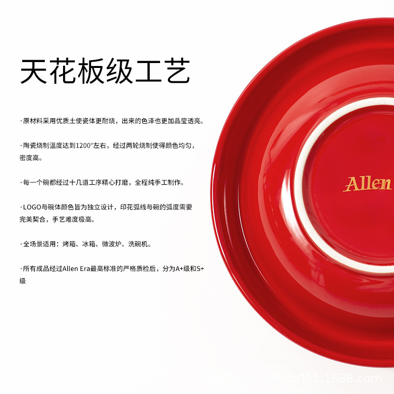 AE碗陶瓷釉下彩猫碗宠物吃饭喝水粮食碗不黑下巴猫咪狗狗罐头碗|undefined