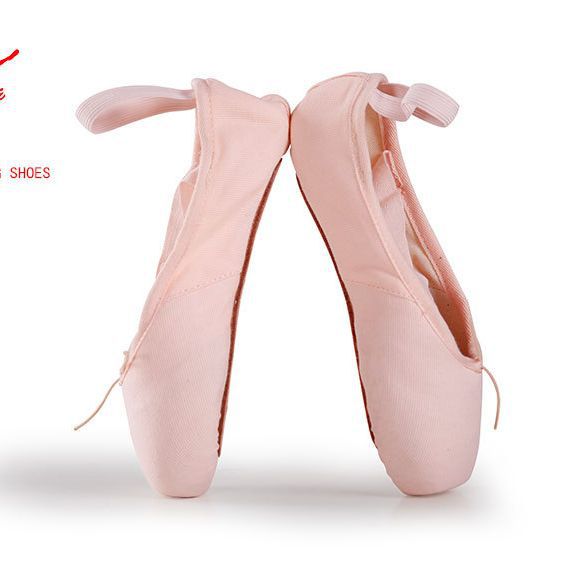 Red Dance Shoes Adult Children's Strap Ballet Pointe Shoes Cloth-covered Practice Shoes Dance Shoes 10082