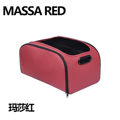 passenger seat storage box, Car storage bag/box - volcanic-red-382421