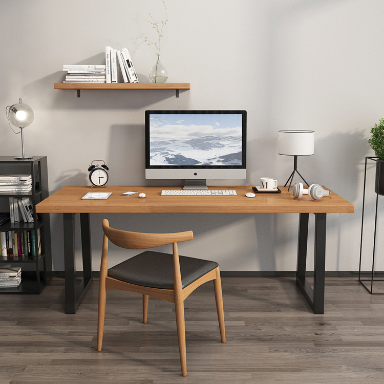 Solid Wood Desktop Computer Table and Chair Home Desk Simple Desk Bedroom E-sports Table Student Work Writing Table