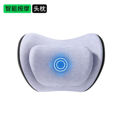 Waist support Cushion Lumbar Support Massage Lumbar - clear-blue-double-layer-decompression-7a-antibacterial-upgraded-massage-headrest