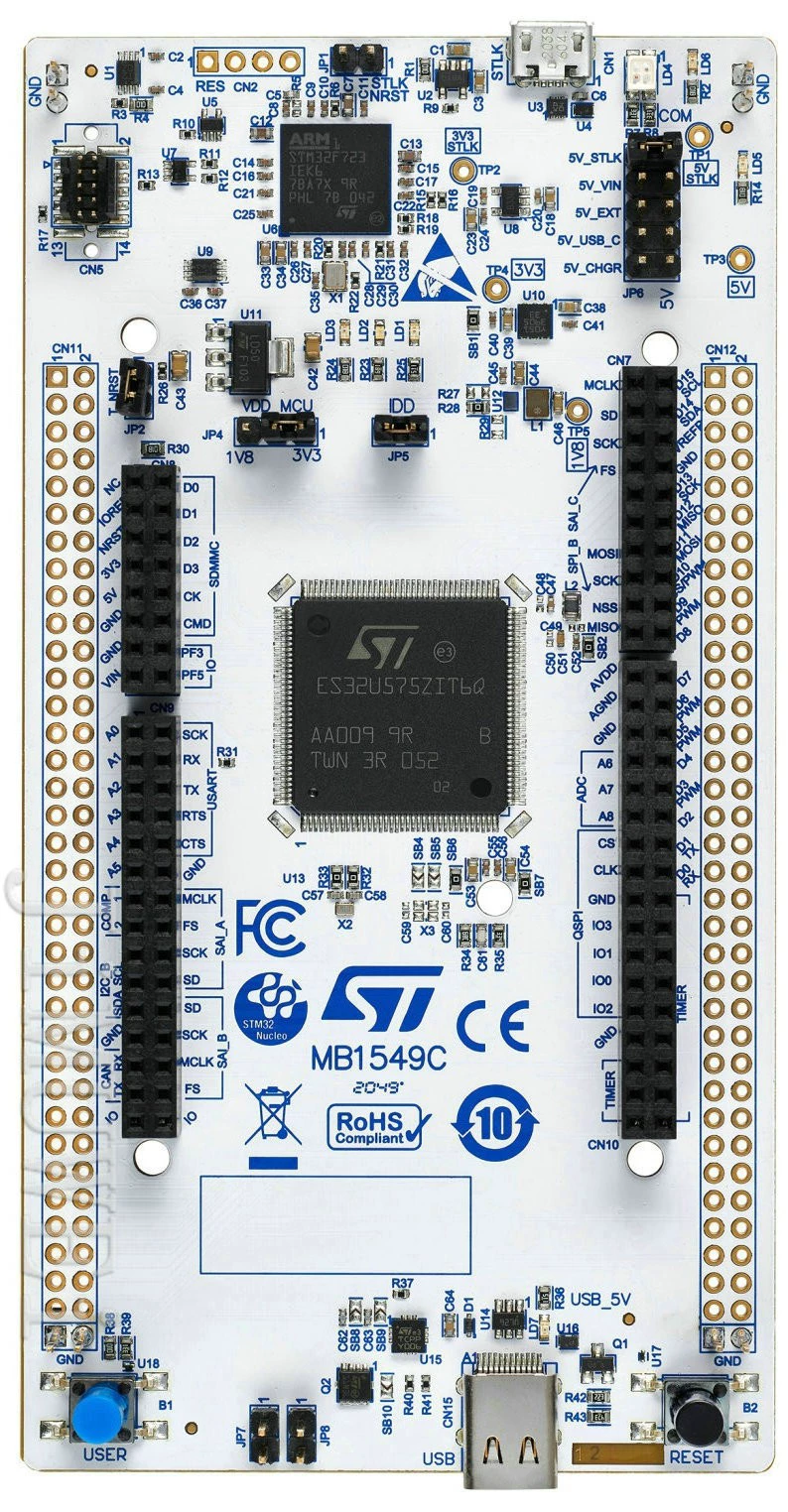 Плата разработки Spot NUCLEO-U575ZI-Q STM32U575zit6q MCU обучающая плата новая оригинальная оригинальная оригинальная