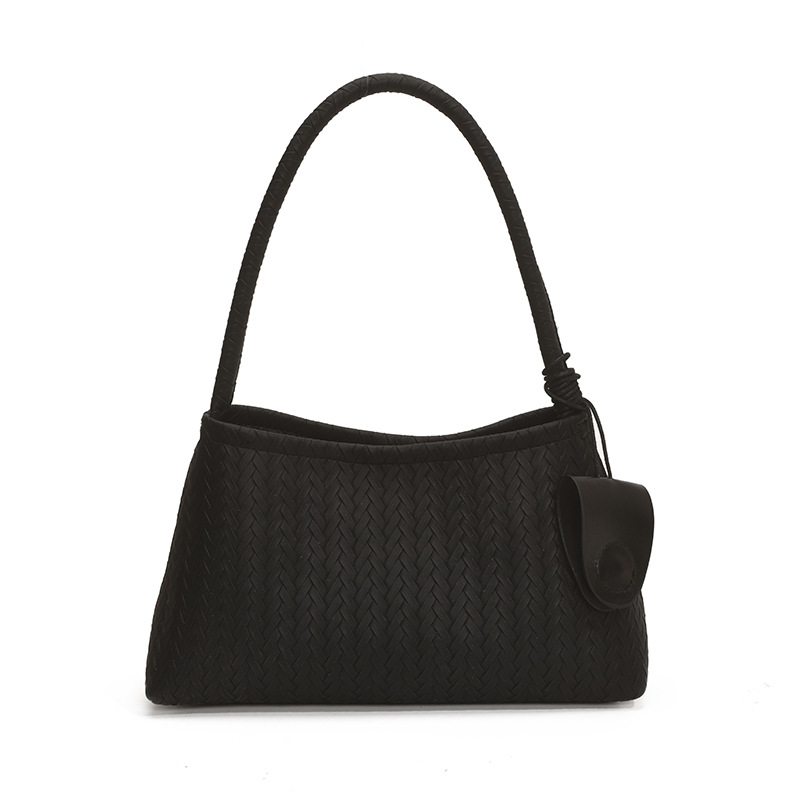 2025 New French Niche Elegant Women's Handbag Luxury Minimalist Shoulder Bag Underarm Baguette Bag - Thumbnail 6