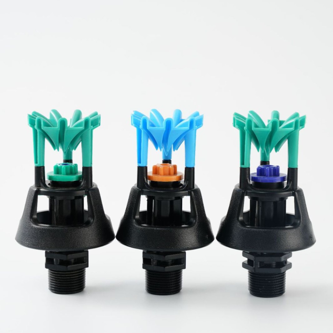 Aspersor de Brazo Oscilante de Alcance Medio, Boquilla de Riego para Jardín, Reducción de Polvo, Enfriamiento, Césped, Jardinería, Riego de Paisajes