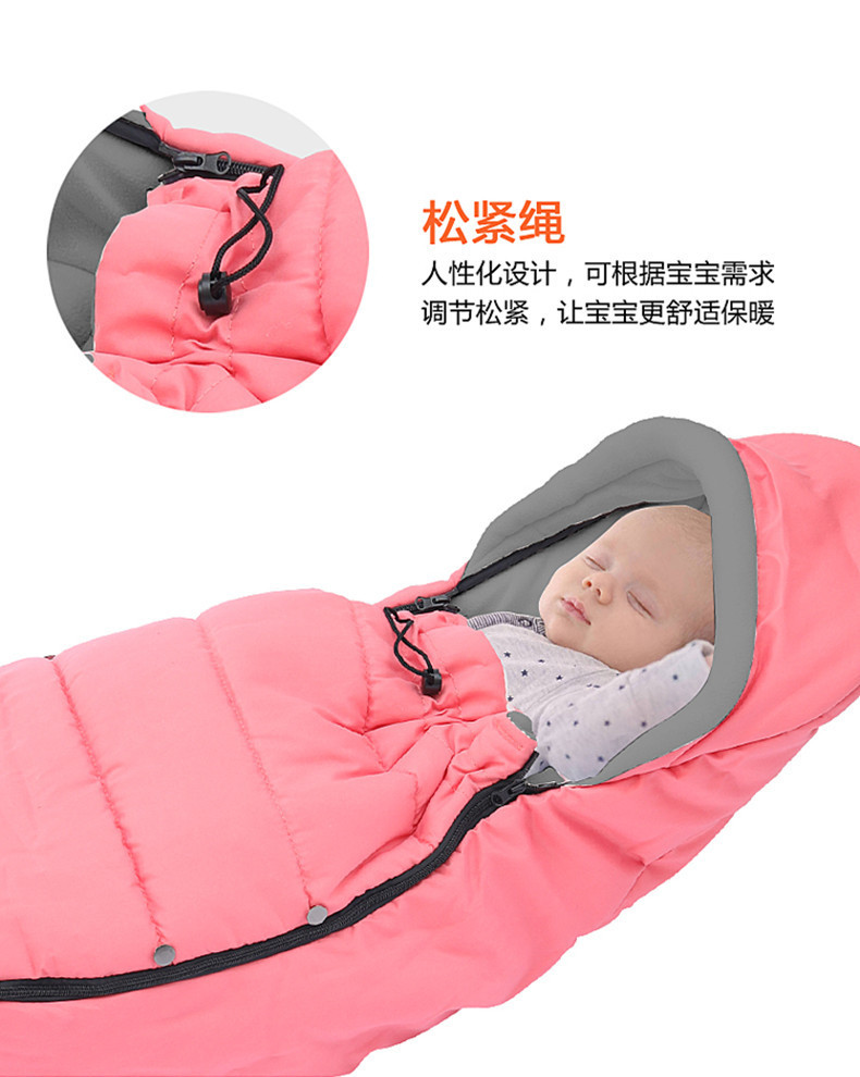 Saco de Dormir Térmico para Cochecito de Bebé Yoyo de Vellón Polar Cortavientos para Invierno image 10