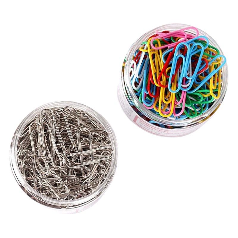 Антикоррозийная металлическая скрепка для бумаг, цвет никелированная Скрепка, ствол, креативная Закладка, канцелярские принадлежности, мультяшная Скрепка 28