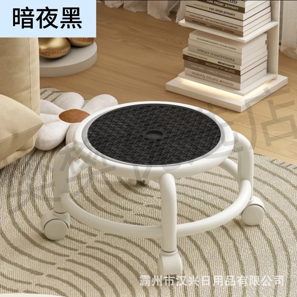 Upgraded 4-wheel model, anti-slip, stable, waterproof, breathable, sky blue + [upgraded black and white silent wheels]