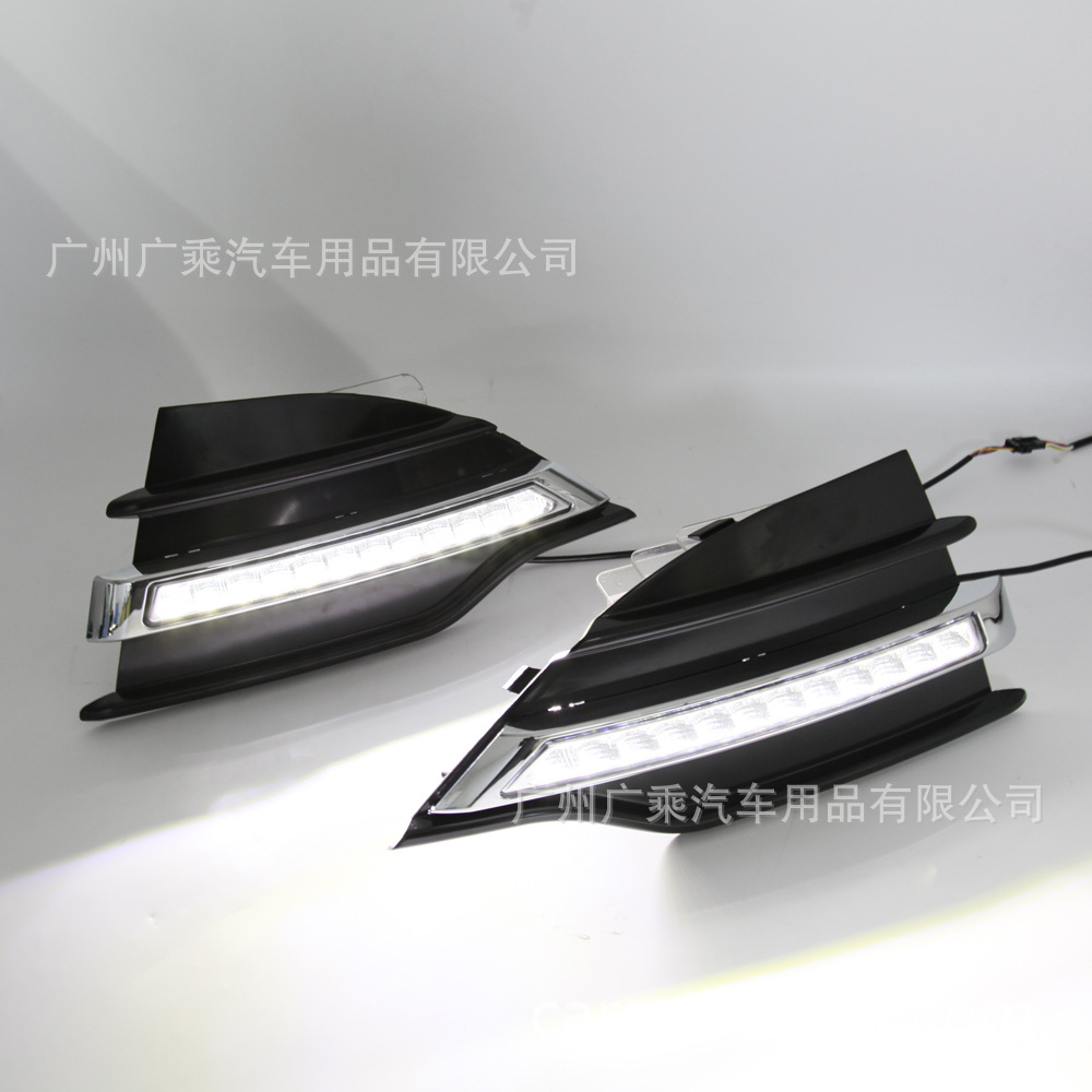 Adecuado para 13-16 años Ford ala Tigre luz diurna Ford ESCAPE Marco de luz antiniebla con luz de marcha diurna