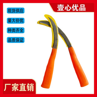Factory supply plastic handle Dragon brand trust Sawtooth sickle mowing sickle Garden saw sickle