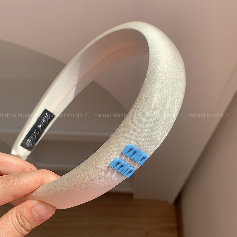 Rice blue min satin