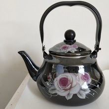 多规格搪瓷烧水壶 泡茶壶 煮咖啡 黑色系列