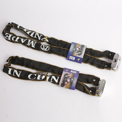 Manufacturer supply glass door bicycle chain lock electric bike lock, motorcycle square head thickened chain lock