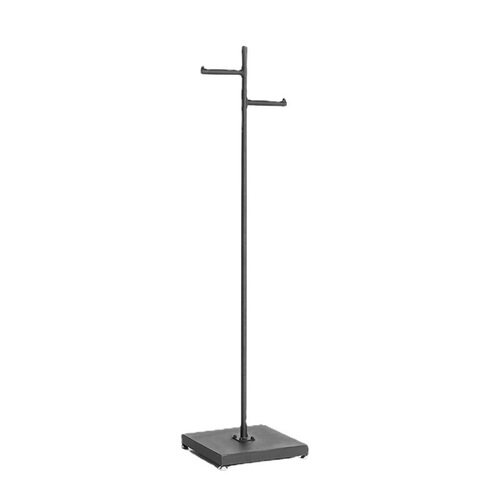 Ironmongery clothing store window hanger, wardrobe display rack, floor-standing single-pole clothing rack for men and women, hanging shelf