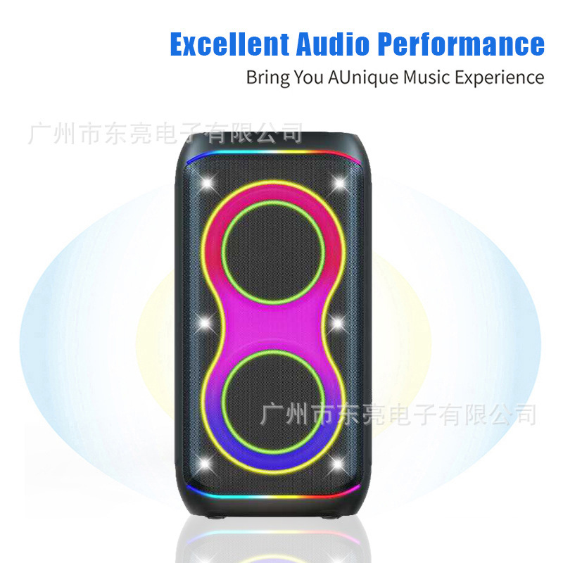 新型クロスボーダーbluetoothスピーカー屋外パーティー室内ダブルスピーカーカード多機能60W大音量オーディオ|undefined