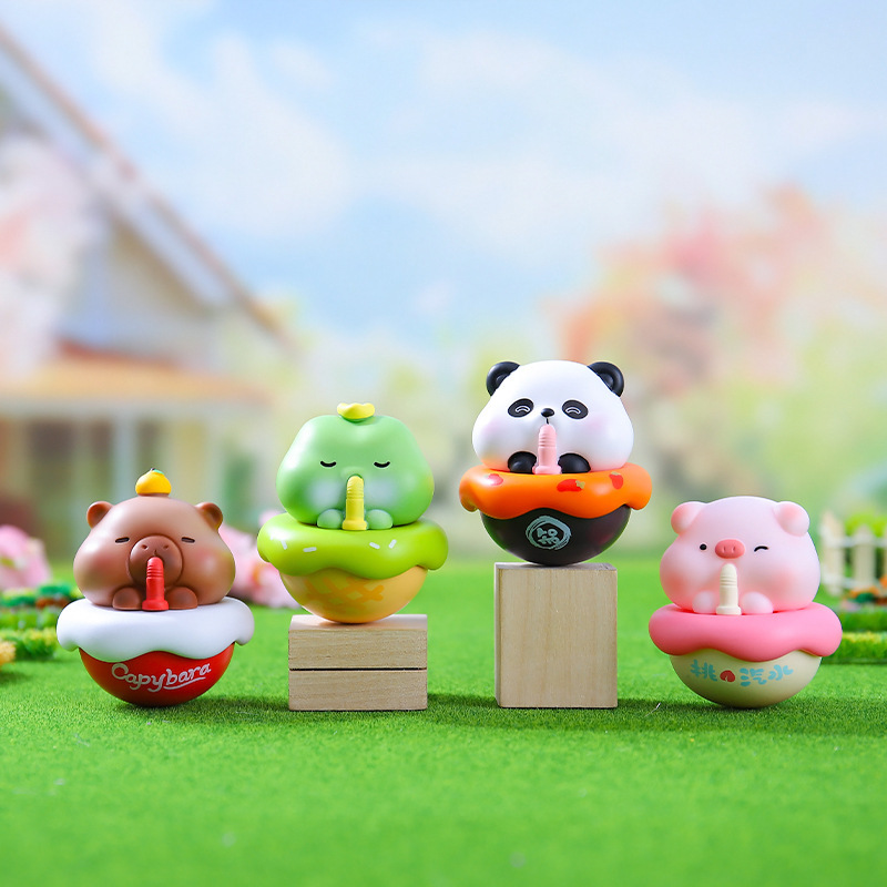 Creative tide play cute pet can't beat snacks tumbler desktop fun decorations factory outlet