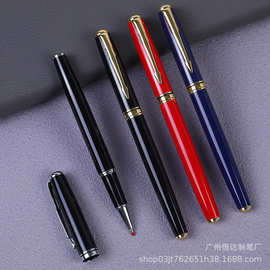 商务金属签字笔可印刷logo礼品宝珠笔厂家批发广告礼品笔中性水笔