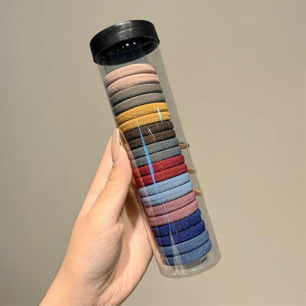 Coleteros desechables, gomas pequeñas para el cabello para niños, gomas para el cabello que no dañan el cabello, gomas para niñas, coleteros de alta elasticidad, accesorios para el cabello.
