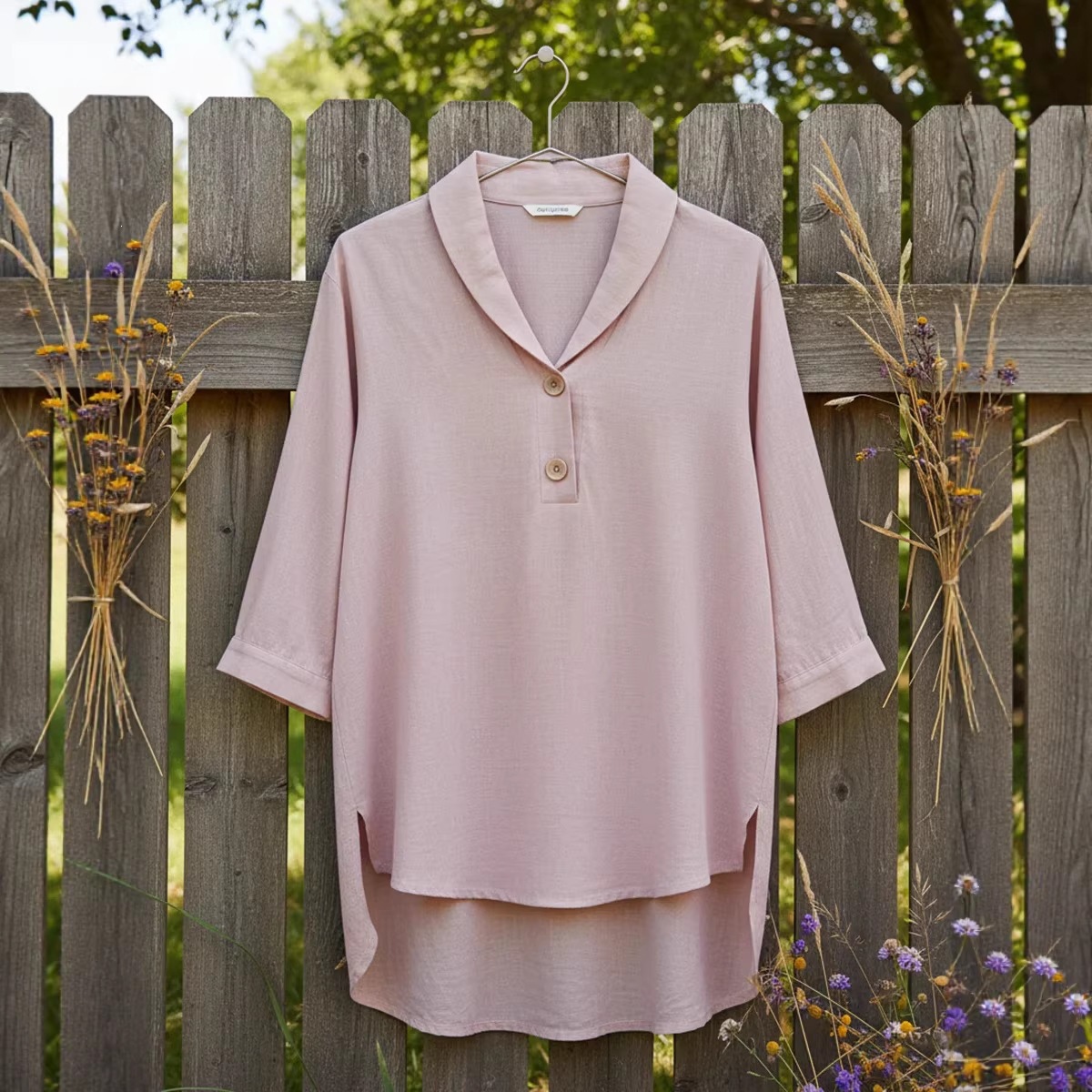2026 Europa y Estados Unidos transfronterizos primavera y verano nuevo estilo de mujer casual abrigo de moda suelta hermosa camisa de botón de cuello de muñeca