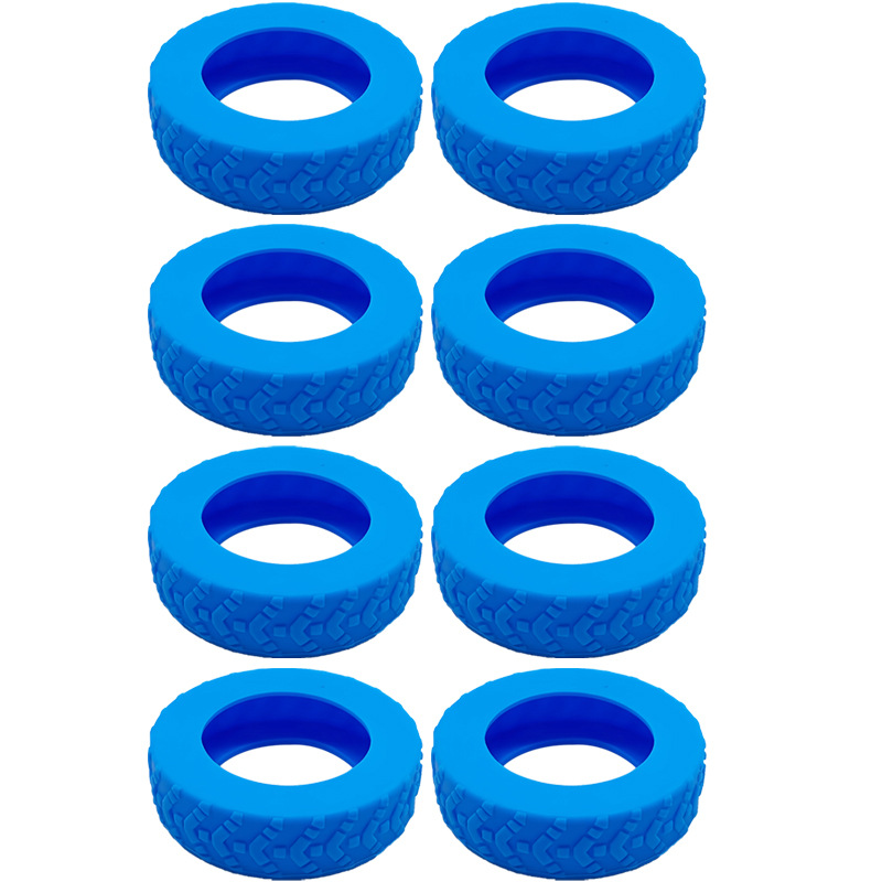 2 세대 휠 세트 대형 블루 8 팩