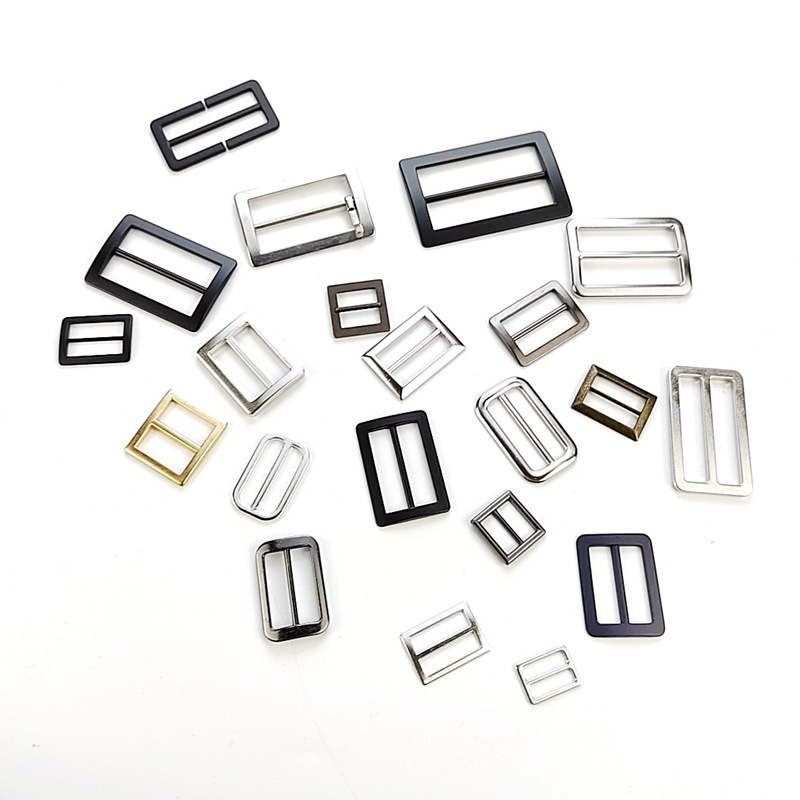 Cross-border three flat Japanese buckle zinc alloy 1.4-2.5cm adjustable buckle high-end belt clothing bags Amazon