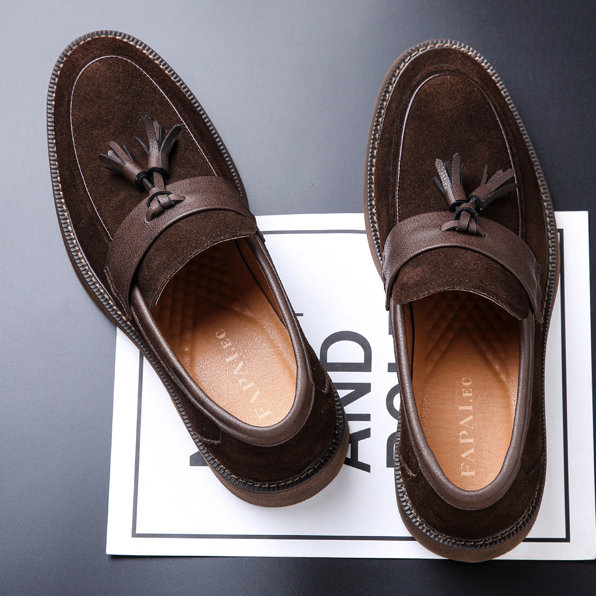 Fashion slip on shoes for men business casual shoes loafers office commuting casual men's shoes_voghion.com