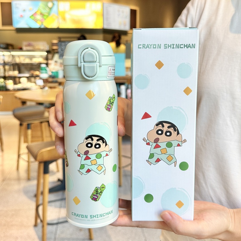 蜡笔小新迷你保温杯2025新款高颜值女小水杯儿童可爱小巧杯子便携|undefined