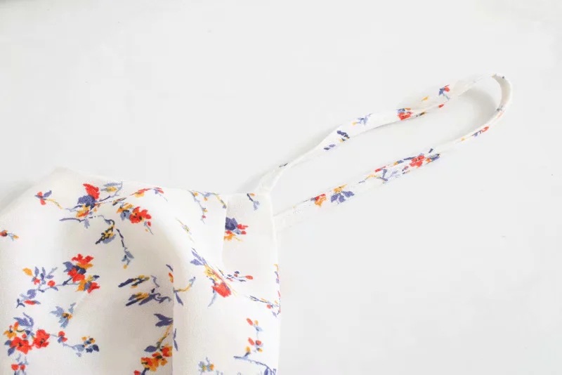 summer new style printed slim sexy suspender dress NSAC36504