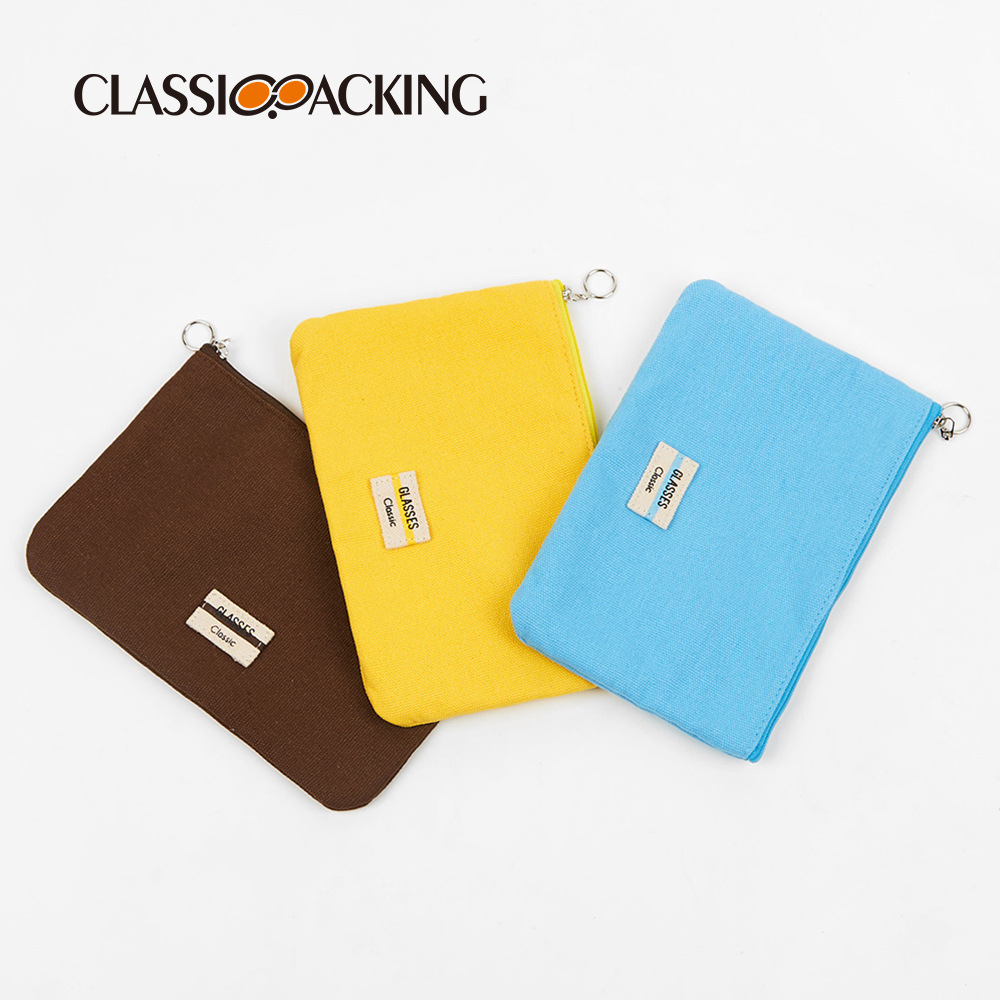 Bolsa de almacenamiento simple material de lona de gran capacidad productos para el cuidado de la piel muestra bolsa de almacenamiento con cremallera bolsa de cosméticos portátil multifuncional