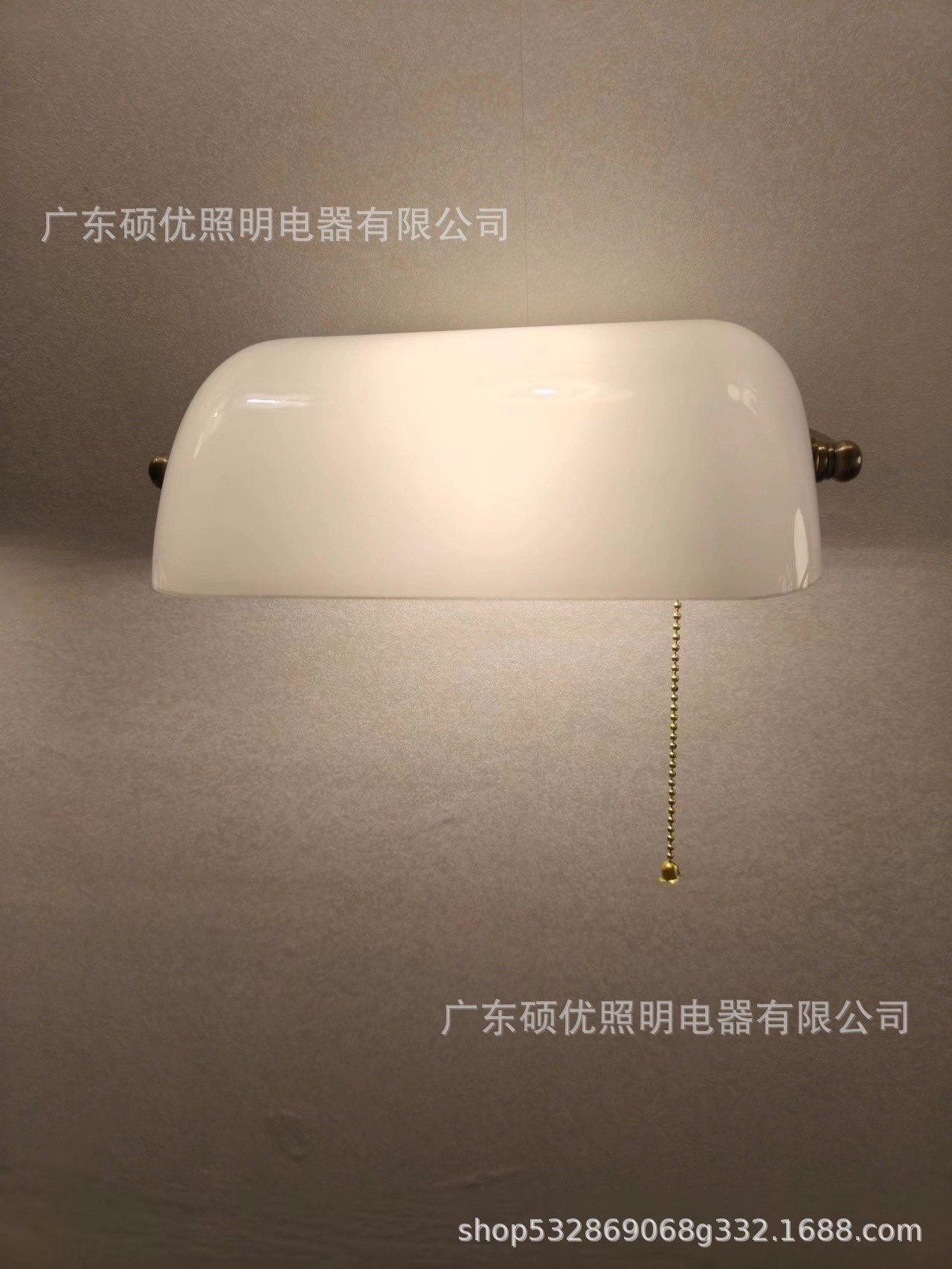 Lámpara de pared Retro americana transfronteriza República de China lámpara de banco verde lámpara de pared de noche comedor sala de estar decoración de pared lámpara de pared