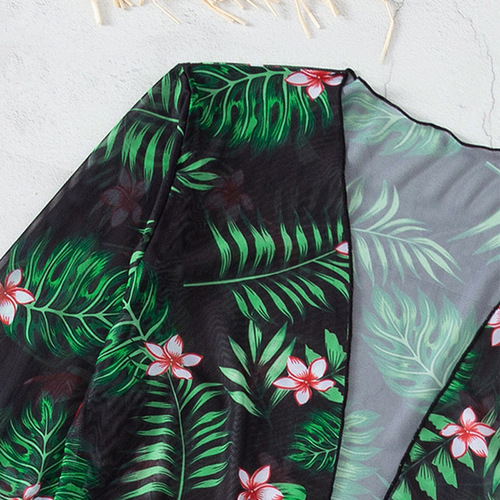 2025 European and American Printed One-piece Swimsuit for Women, Breathable Loose Fitting Slimming Beach Cover-up Swimwear