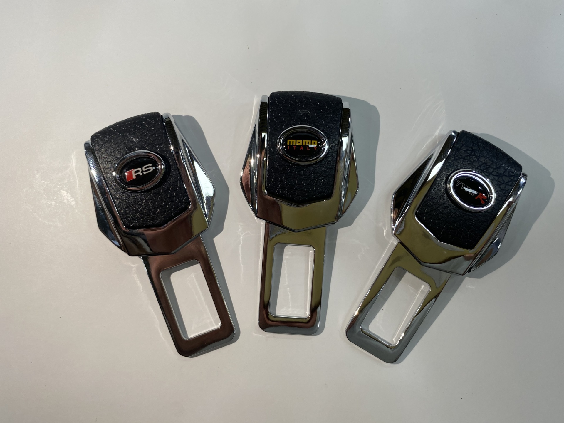 Car seat belt extender single-use sub-female buckle dual-use universal diamond dual-use leather buckle auto supplies