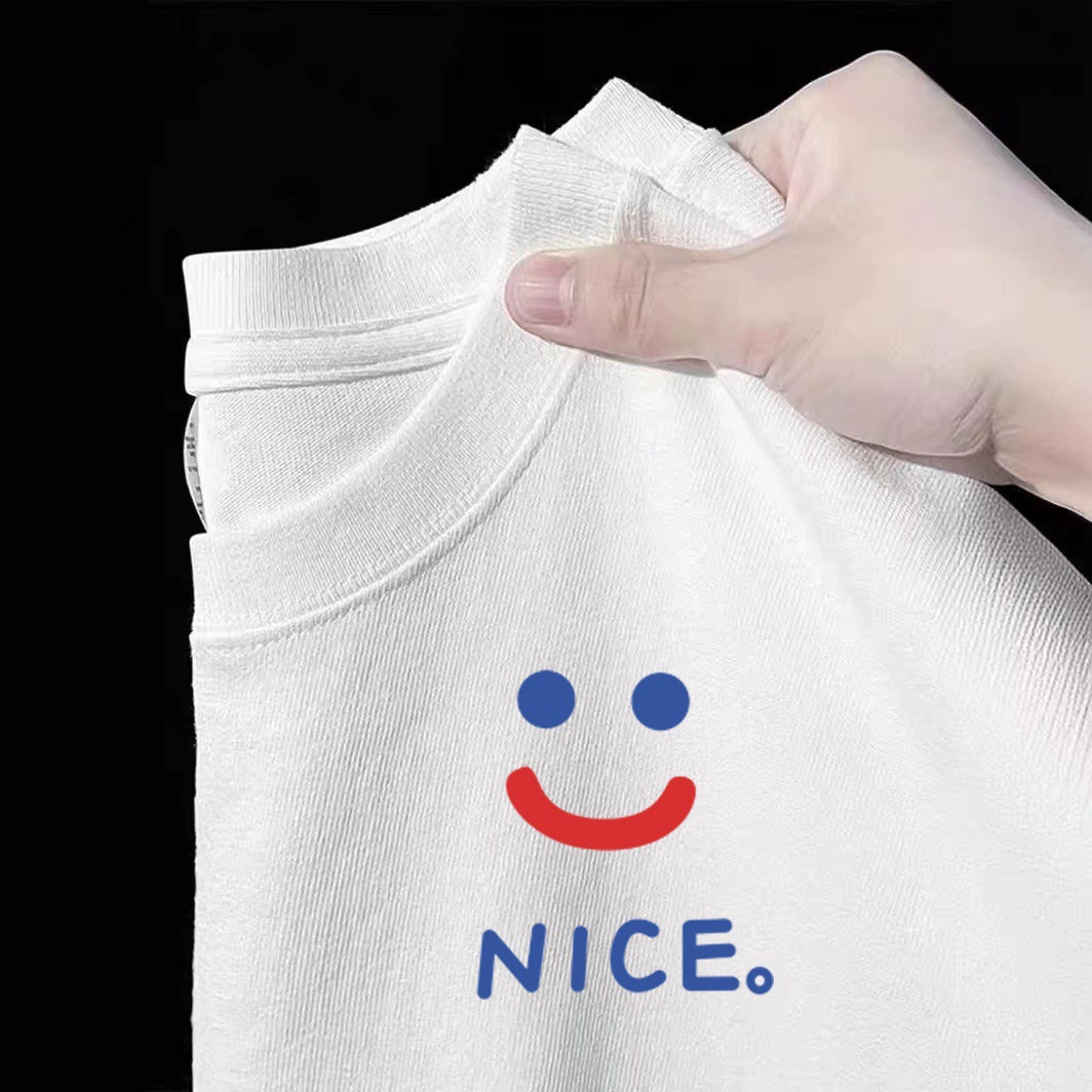 좋은 웃는 얼굴 [흰색]