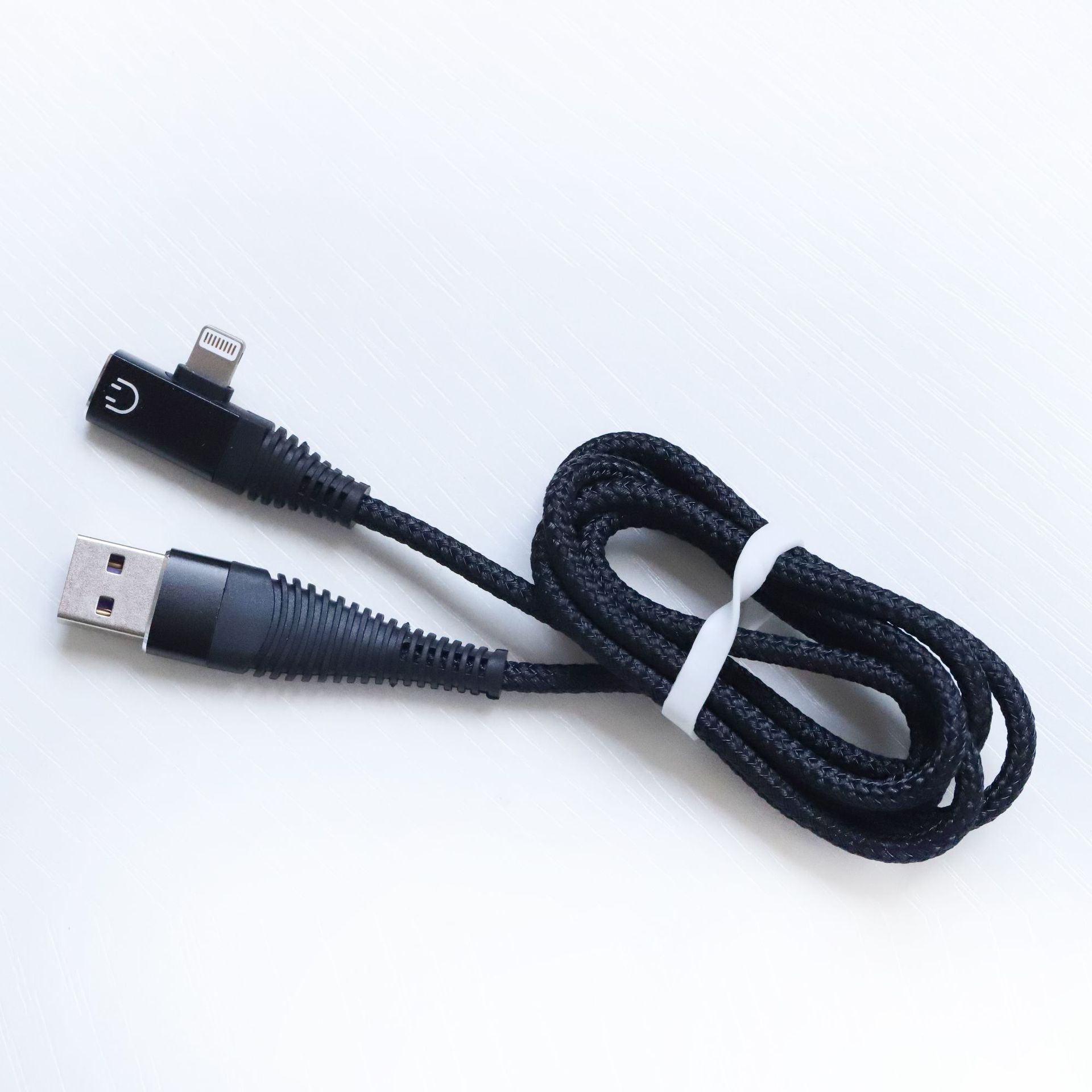 QIHANG音频线转接线USB转双i5 双头可听歌通话车载音箱连接线