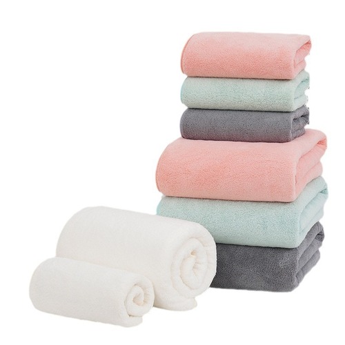 Towel Face Cloth Same as Little Lamb Brother, Highly Absorbent Cloud-like Soft and Comfortable Thick Coral Fleece Face Towel